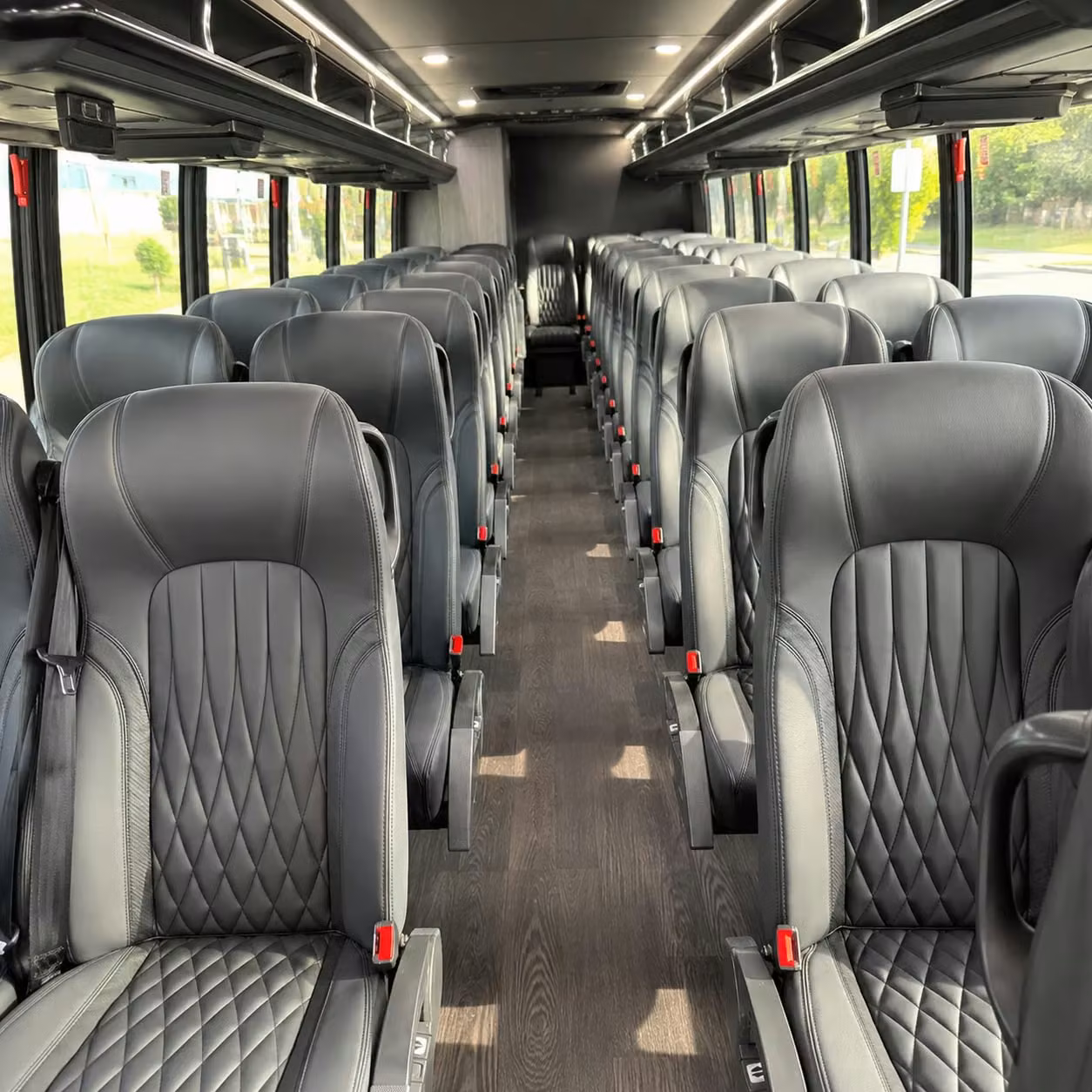 30 passenger minibus inside
