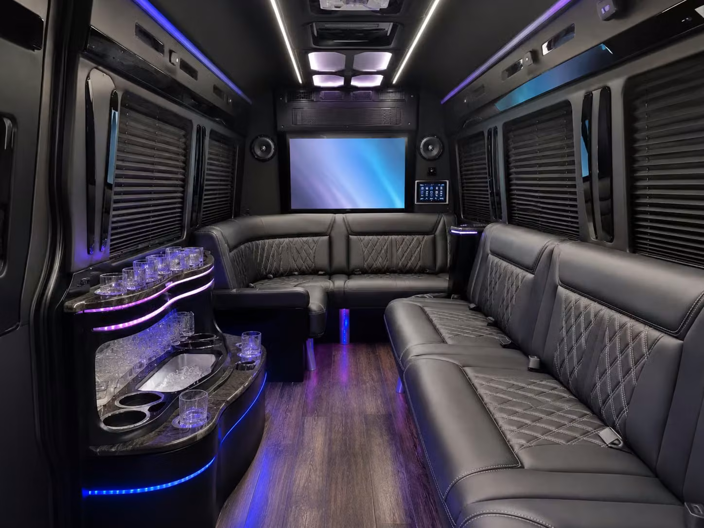 bus rental options for frisco trips